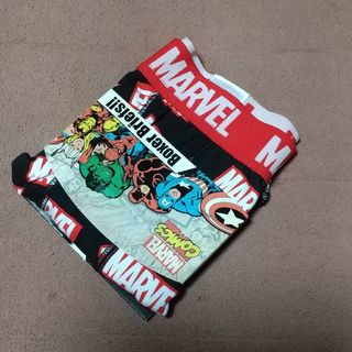 MARVEL ボクサーブリーフ M コットン95% 新品パンツ アメコミロゴ総柄