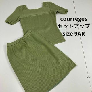 クレージュ(Courreges)のcourreges セットアップ　古着女子　オールド　リブニット　レトロ(その他)