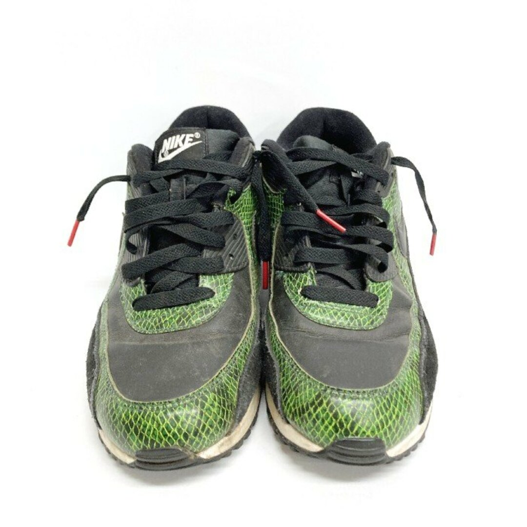 NIKE(ナイキ)の★NIKE ナイキ AIR MAX 90 QS GREEN PYTHON CD0916-001 ブラック×グリーン size27.5cm メンズの靴/シューズ(スニーカー)の商品写真