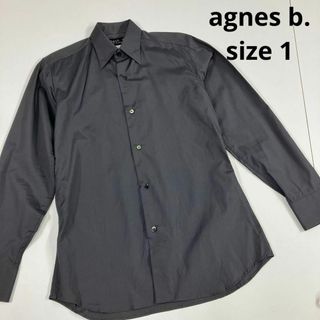 アニエスベー(agnes b.)のagnes b. アニエスベー　ドレスシャツ　グレー　古着　オールド(シャツ)