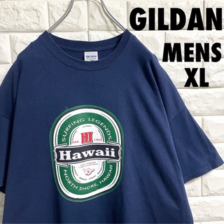 ギルタン(GILDAN)のGILDAN  ギルダン　ハワイプリント　半袖Tシャツ　メンズXLサイズ(Tシャツ/カットソー(半袖/袖なし))