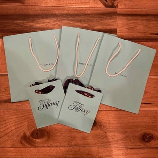 ティファニー(Tiffany & Co.)のTIFFANY ショップ袋 ショッパー 5枚 ティファニー(ショップ袋)