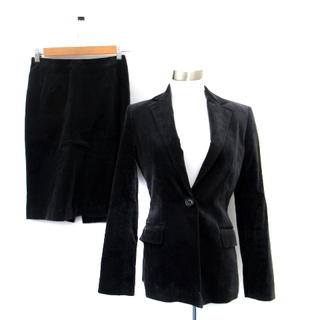 ルスーク(Le souk)のルスーク フォーマルスーツ セットアップ ジャケット スカート 36 黒 ■MO(礼服/喪服)