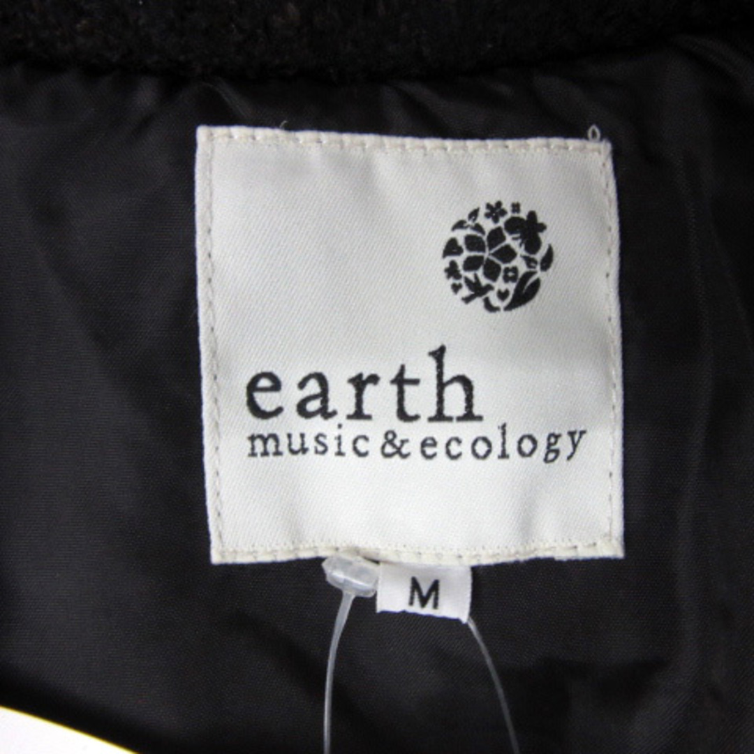 earth music & ecology(アースミュージックアンドエコロジー)のアースミュージック&エコロジー 中綿コート ステンカラーコート  ツイード M レディースのジャケット/アウター(その他)の商品写真