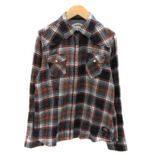 ディッキーズ(Dickies)のディッキーズ カジュアルシャツ 長袖 チェック柄 M マルチカラー 黒 ブラック(シャツ/ブラウス(長袖/七分))