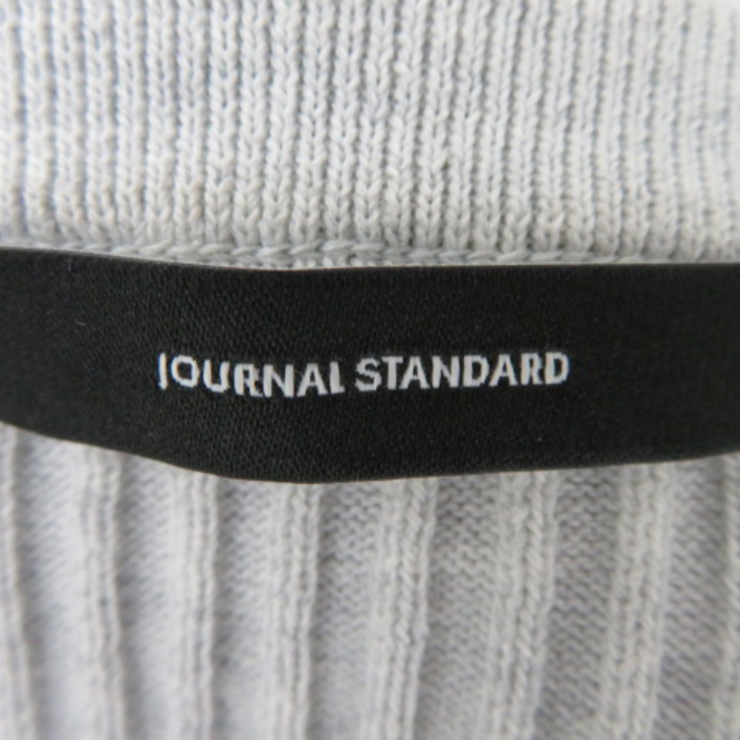 JOURNAL STANDARD(ジャーナルスタンダード)のジャーナルスタンダード カーディガン ミドル丈 Vネック 無地 ライトグレー レディースのトップス(カーディガン)の商品写真