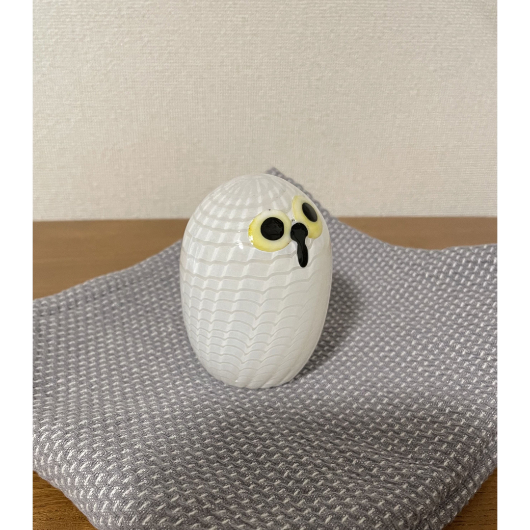 iittala(イッタラ)のイッタラ バード　白 フクロウ Northern owl  インテリア/住まい/日用品のインテリア小物(置物)の商品写真