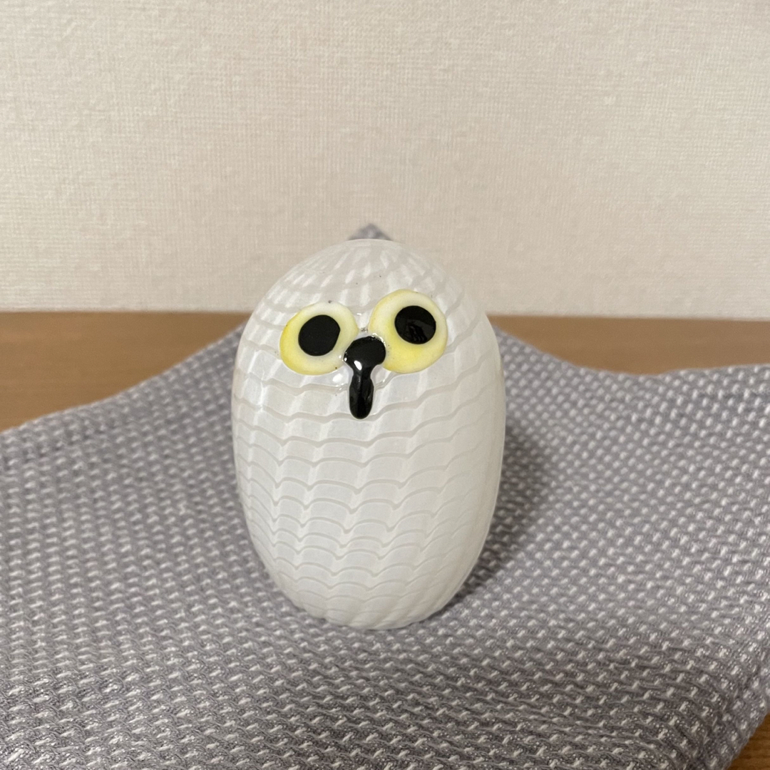 iittala(イッタラ)のイッタラ バード　白 フクロウ Northern owl  インテリア/住まい/日用品のインテリア小物(置物)の商品写真