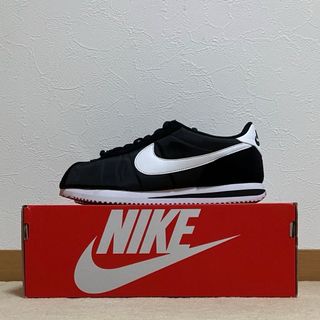 ナイキ(NIKE)のNIKE CORTEZ BLACK/WHITE dz2795-001 26(スニーカー)