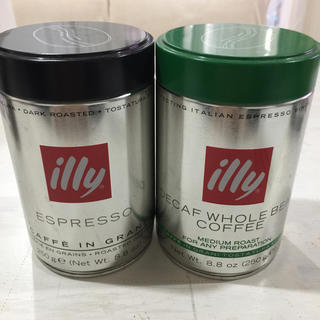 送料込 illy イリー 空き缶 2個(小物入れ)