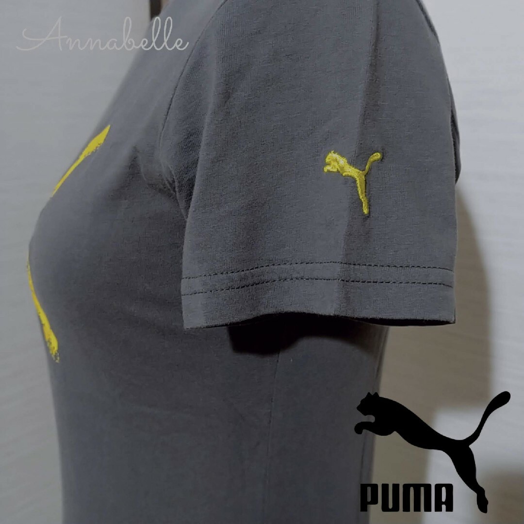 PUMA(プーマ)の美品 PUMA 半袖 Tシャツ プーマ レディース ロゴ入りTシャツ レディースのトップス(Tシャツ(半袖/袖なし))の商品写真