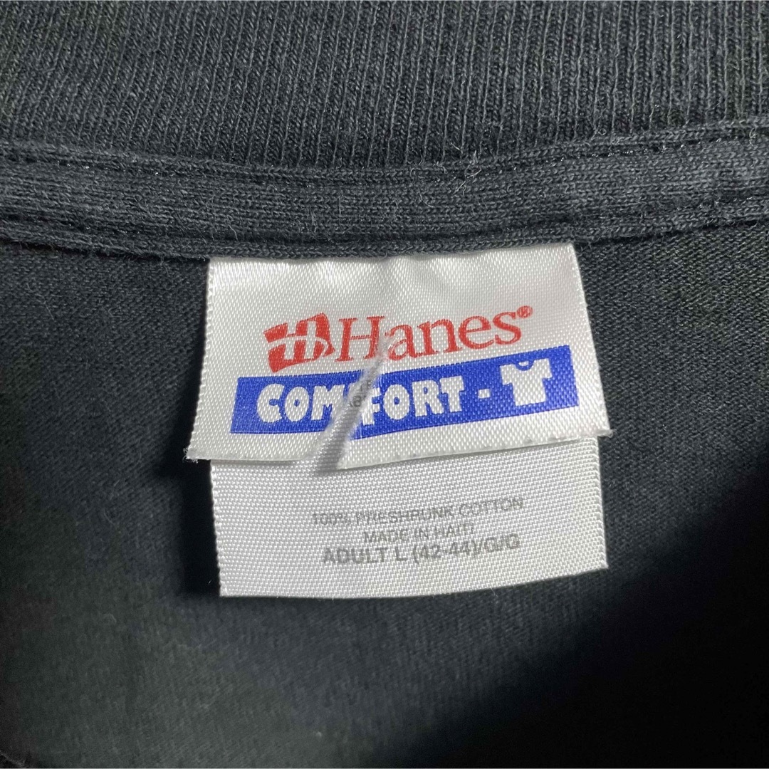 Hanes(ヘインズ)のヘインズ  ワイキキビーチ刺繍ロゴ　半袖Tシャツ　メンズLサイズ メンズのトップス(Tシャツ/カットソー(半袖/袖なし))の商品写真