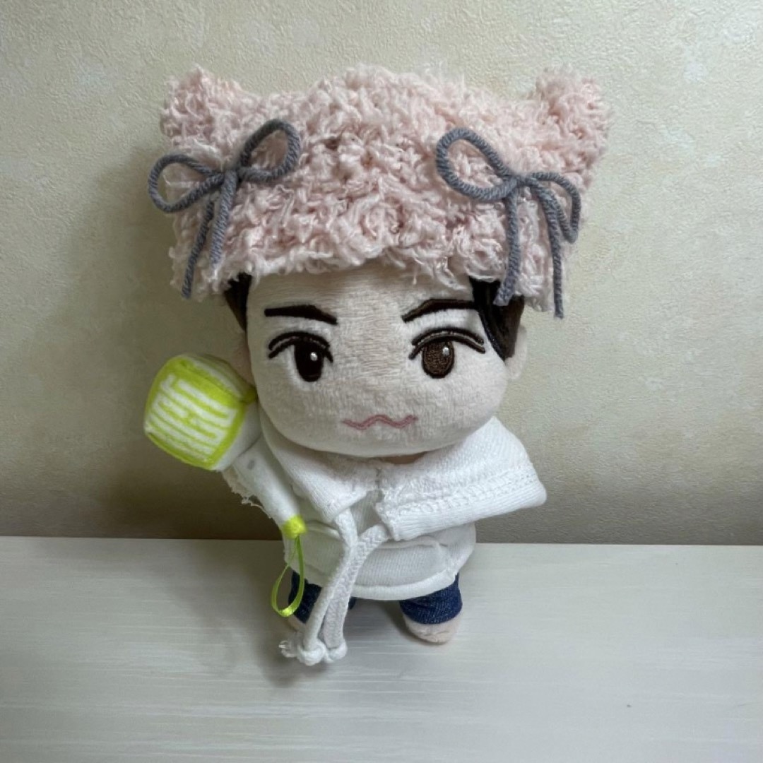 ぬいぐるみ ぬい服 10cm ハンドメイド ネコ耳 ニット帽 NCT - ぬいぐるみ