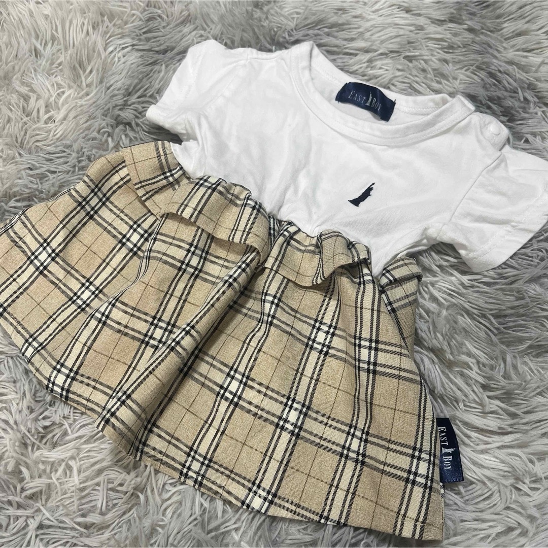 EASTBOY(イーストボーイ)のEAST BOY ベビー服　キッズ キッズ/ベビー/マタニティのキッズ服女の子用(90cm~)(Tシャツ/カットソー)の商品写真