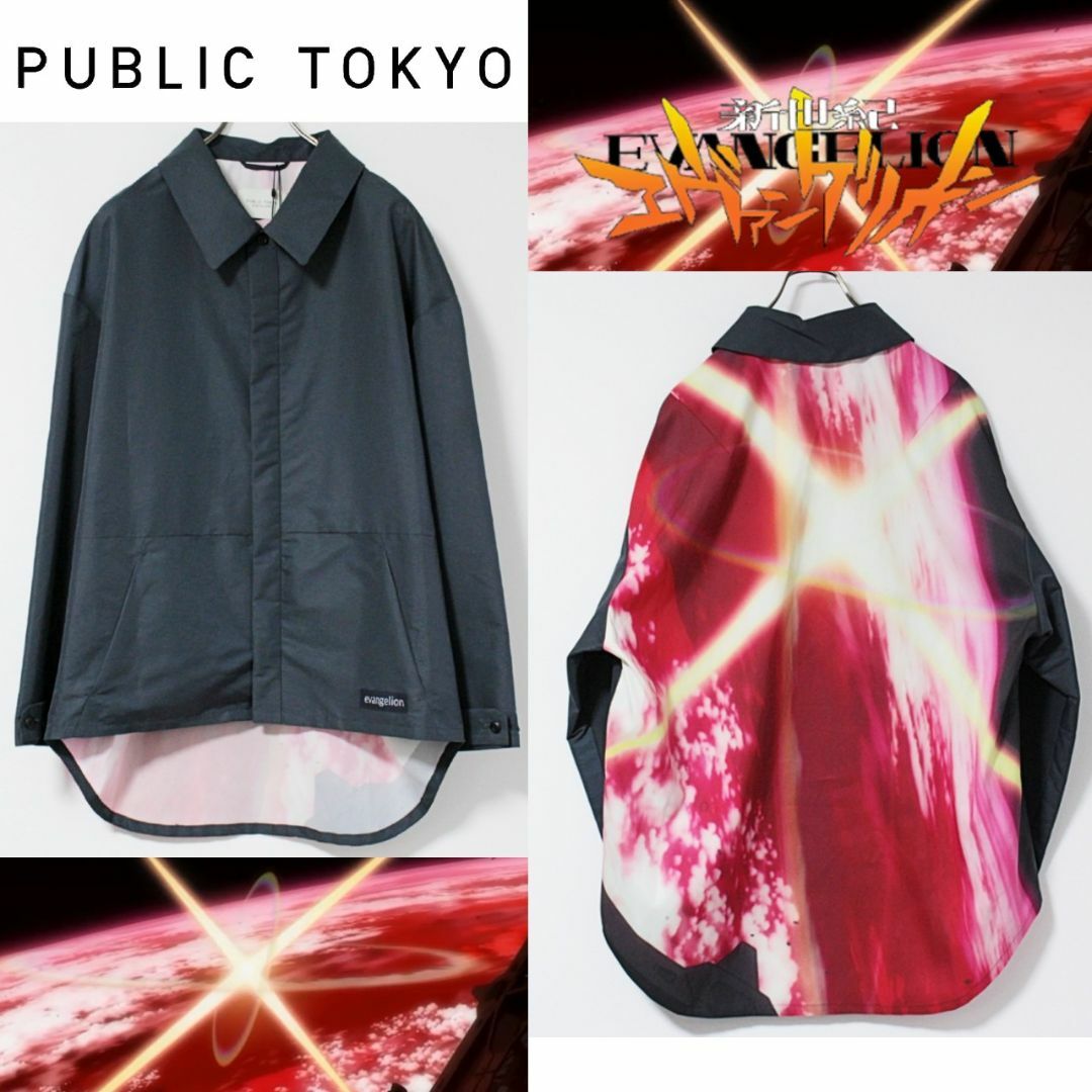 PUBLIC TOKYO(パブリックトウキョウ)の新品 EVANGELION × PUBLICTOKYO 撃破エフェクト ブルゾン メンズのジャケット/アウター(ブルゾン)の商品写真