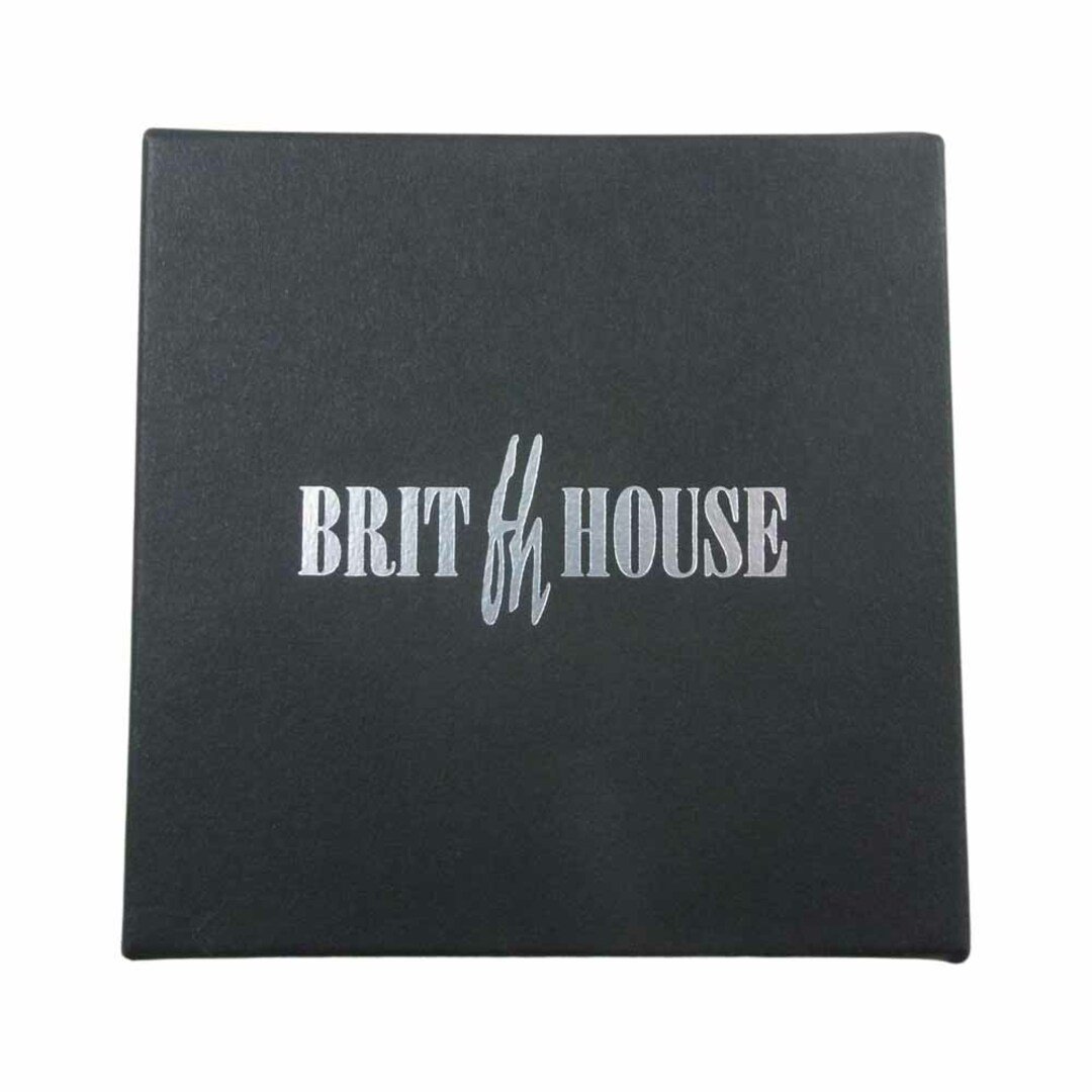 ブリットハウス BRIT HOUSE 財布 ピンクステッチ レザー コインケース ブラウン系【中古】 メンズのファッション小物(長財布)の商品写真