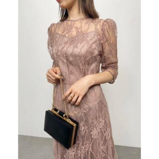 リウ　Riu sheer arch hem dress channelRちゃん