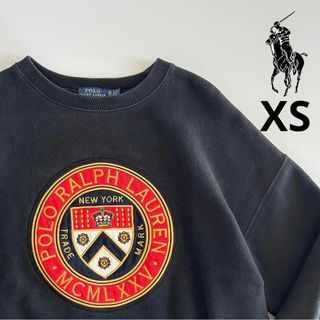 ポロラルフローレン(POLO RALPH LAUREN)のPOLORALPHLAUREN ポロラルフローレン スウェット 黒 CREST(スウェット)