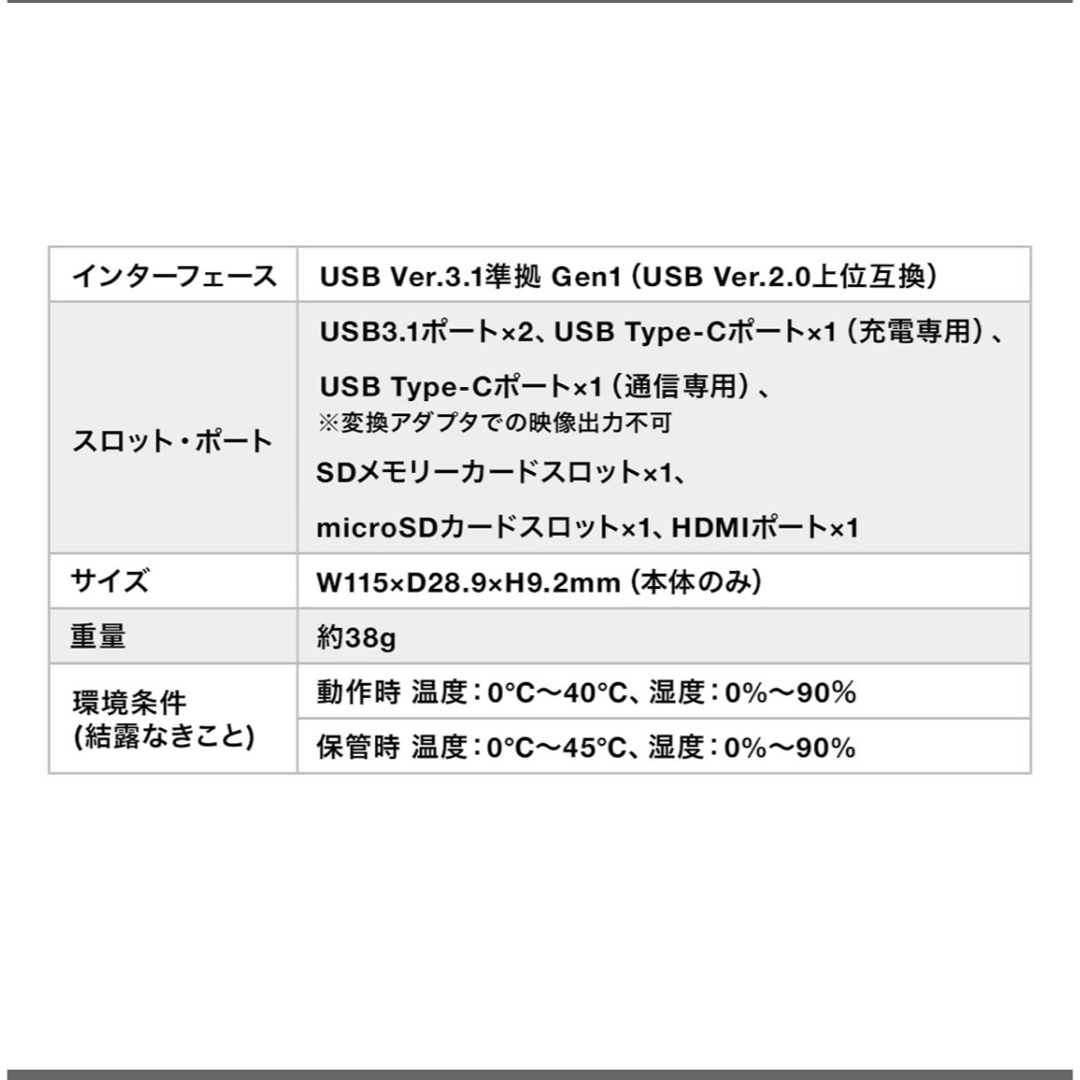 サンワサプライ MacBook Pro 専用USB Type-Cハブ 400-A スマホ/家電/カメラのPC/タブレット(PC周辺機器)の商品写真