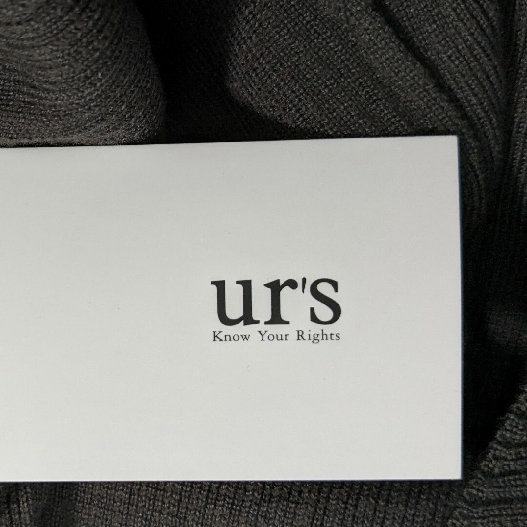 ur's(ユアーズ)のUR'S　ロングリブニットワンピース レディースのワンピース(ロングワンピース/マキシワンピース)の商品写真