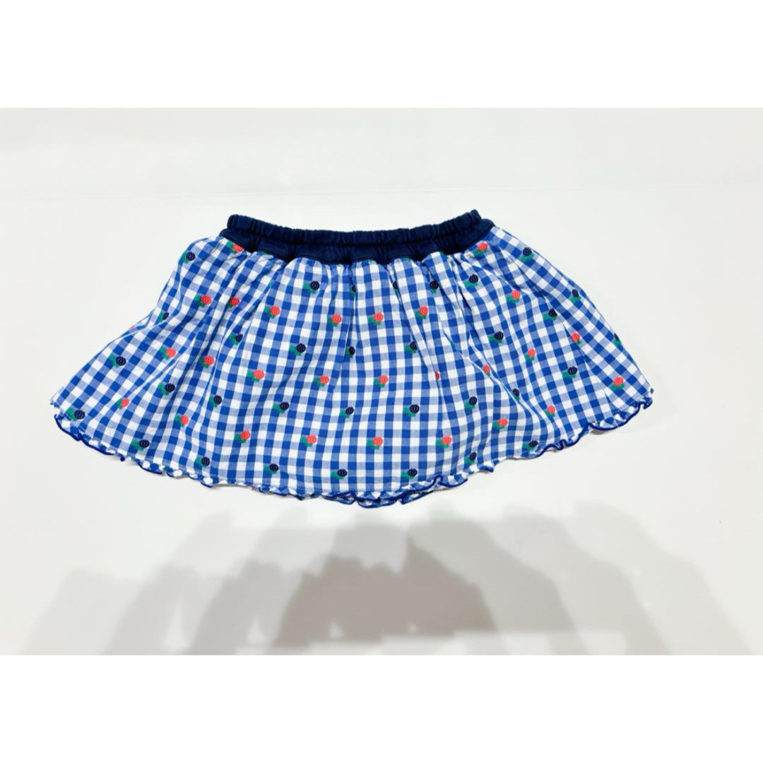 ファミリア スカート パンツ ブルー 80 | フリマアプリ ラクマ