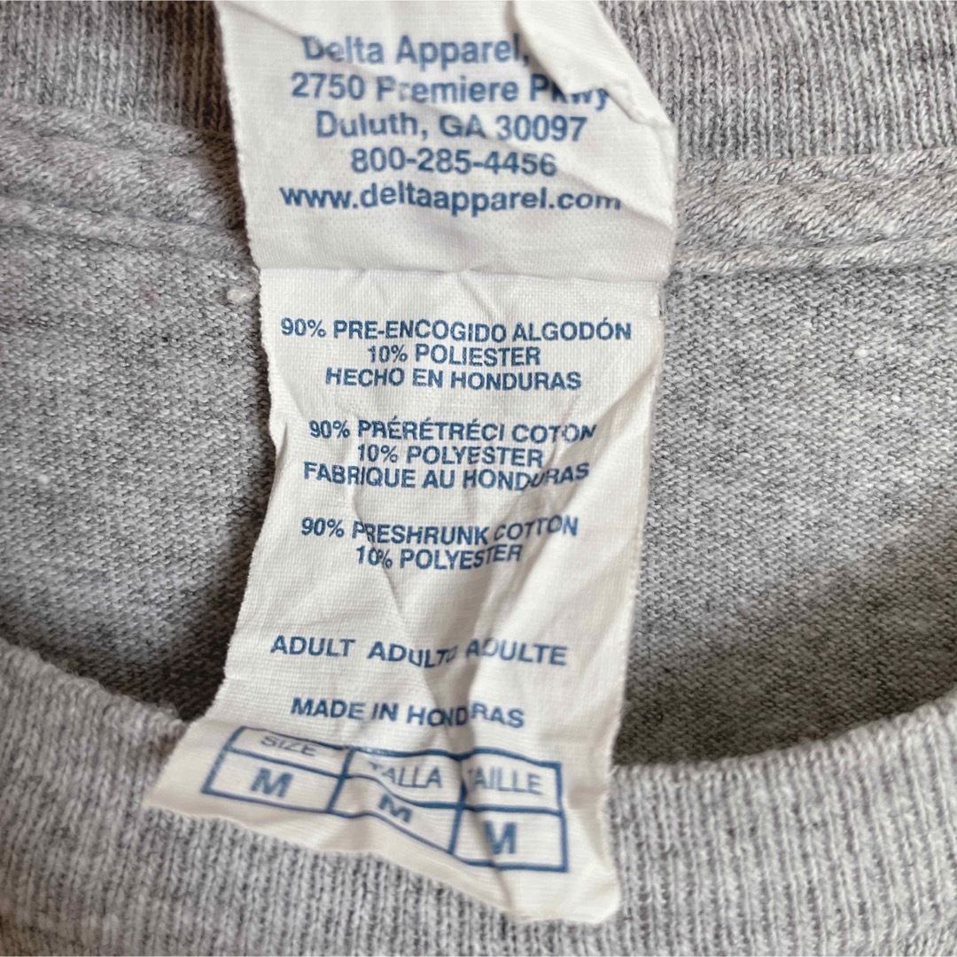 DELTA(デルタ)のDELTA デルタ バイク 鷹 イーグル バックプリント Tシャツ グレー 古着 メンズのトップス(Tシャツ/カットソー(半袖/袖なし))の商品写真
