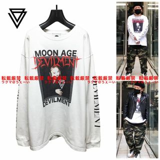 ムーンエイジデビルメント(Moonage Devilment)の新品未使用 Moonage Devilment GA10周年記念 ロンT WHT(Tシャツ/カットソー(七分/長袖))