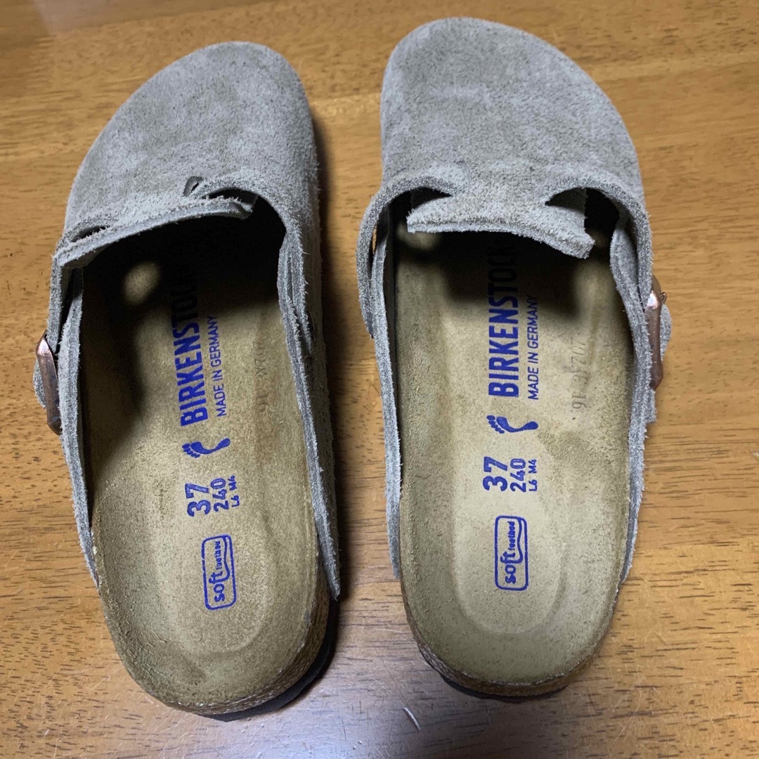 BIRKENSTOCK(ビルケンシュトック)のかよ様専用　ビルケンシュトック  ボストン　37 トープ レディースの靴/シューズ(スリッポン/モカシン)の商品写真