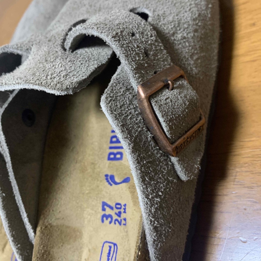 BIRKENSTOCK(ビルケンシュトック)のかよ様専用　ビルケンシュトック  ボストン　37 トープ レディースの靴/シューズ(スリッポン/モカシン)の商品写真