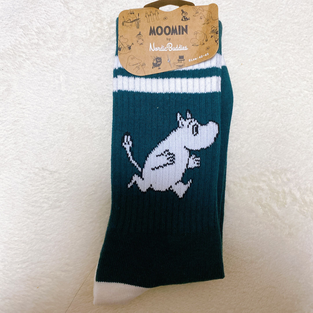 MOOMIN(ムーミン)のムーミン靴下　フィンランド産　NordicBuddies メンズのレッグウェア(ソックス)の商品写真