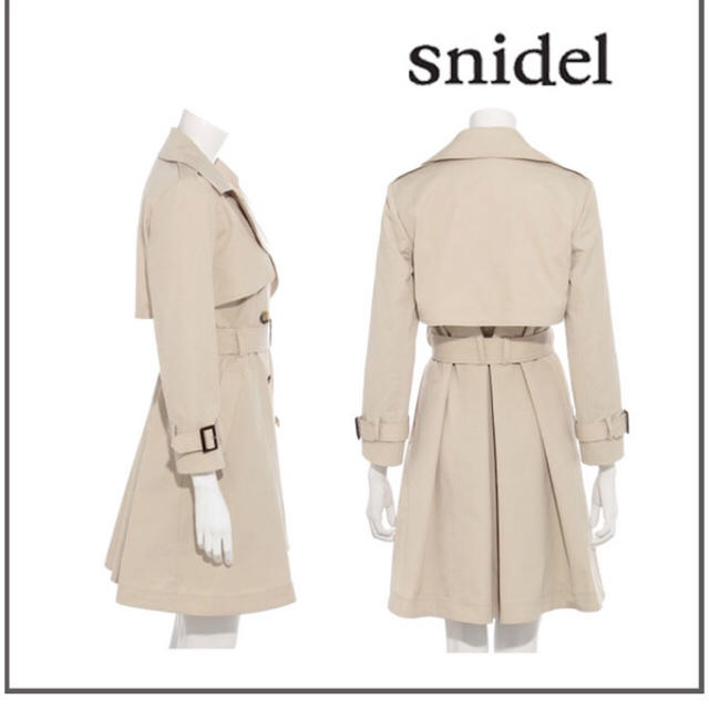 SNIDEL - 新品◇スナイデル 2016ss フレアトレンチコート トレンチ ...