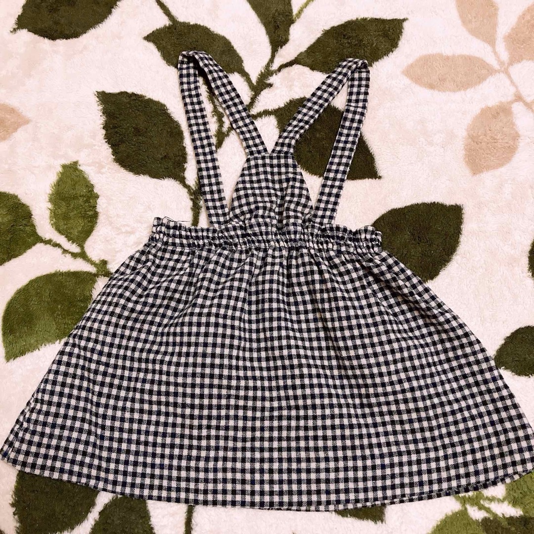 ZARA(ザラ)のジャンパースカート　ワンピース　9095 キッズ/ベビー/マタニティのキッズ服女の子用(90cm~)(スカート)の商品写真