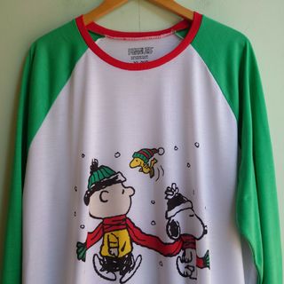 ピーナッツ(PEANUTS)のPeanut　SNOOPY　ラグランスリーブTシャツ　キャラクターTシャツ　Tシ(Tシャツ/カットソー(七分/長袖))