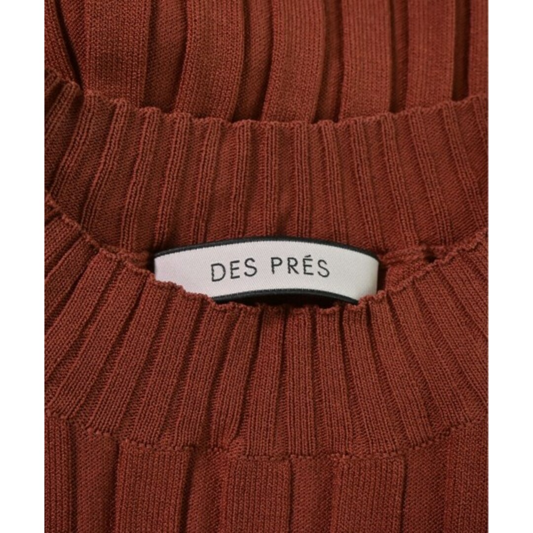 DES PRES(デプレ)のDES PRES デプレ ニット・セーター S オレンジ 【古着】【中古】 レディースのトップス(ニット/セーター)の商品写真