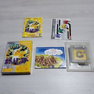 ポケモン(ポケモン)の【楽さま専用】(中古品)ポケットモンスター　ピカチュウ　ゲームボーイ(携帯用ゲームソフト)