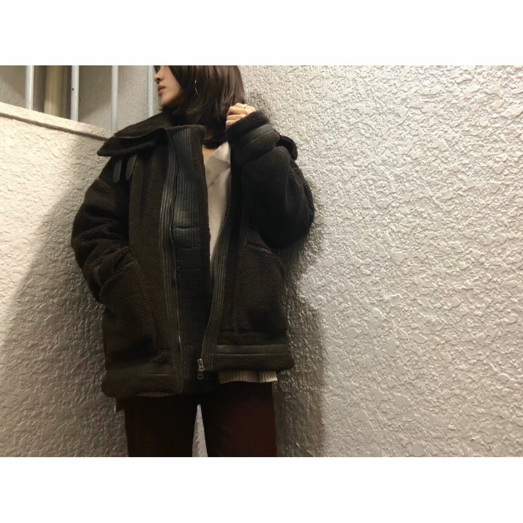 Moonage Devilment(ムーンエイジデビルメント)の新品未使用 EGO TRIPPING BOA FLIGHT COAT メンズのジャケット/アウター(フライトジャケット)の商品写真