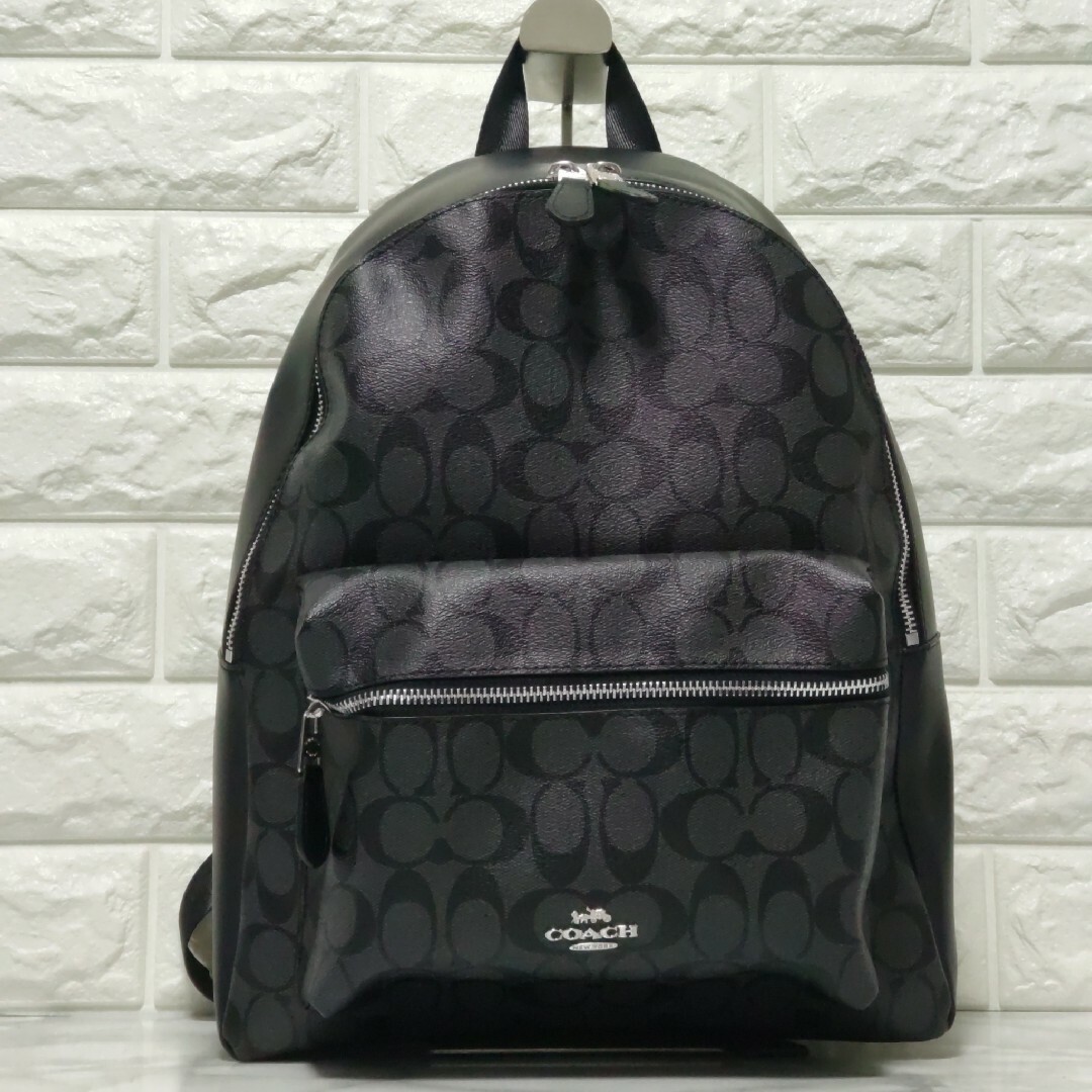 COACH(コーチ)のCOACH コーチ シグネチャー・リュック F58314 ブラック 新品未使用 レディースのバッグ(リュック/バックパック)の商品写真