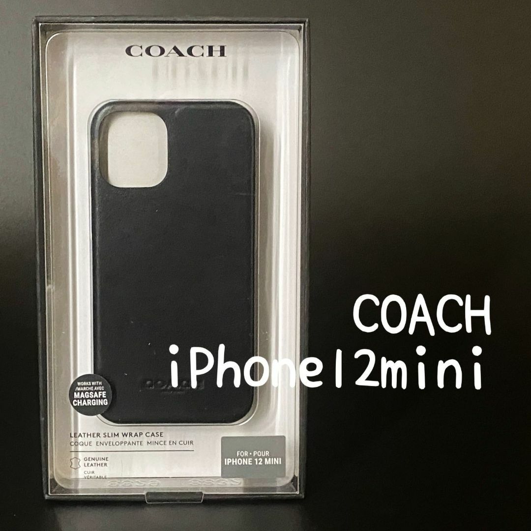 【新品】コーチ★COACH★iPhone12 Mini スマホ/家電/カメラのスマホアクセサリー(iPhoneケース)の商品写真