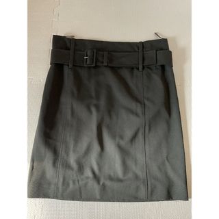 本物 プラダ シルク100% レース風プリント スカート 36 PRADA