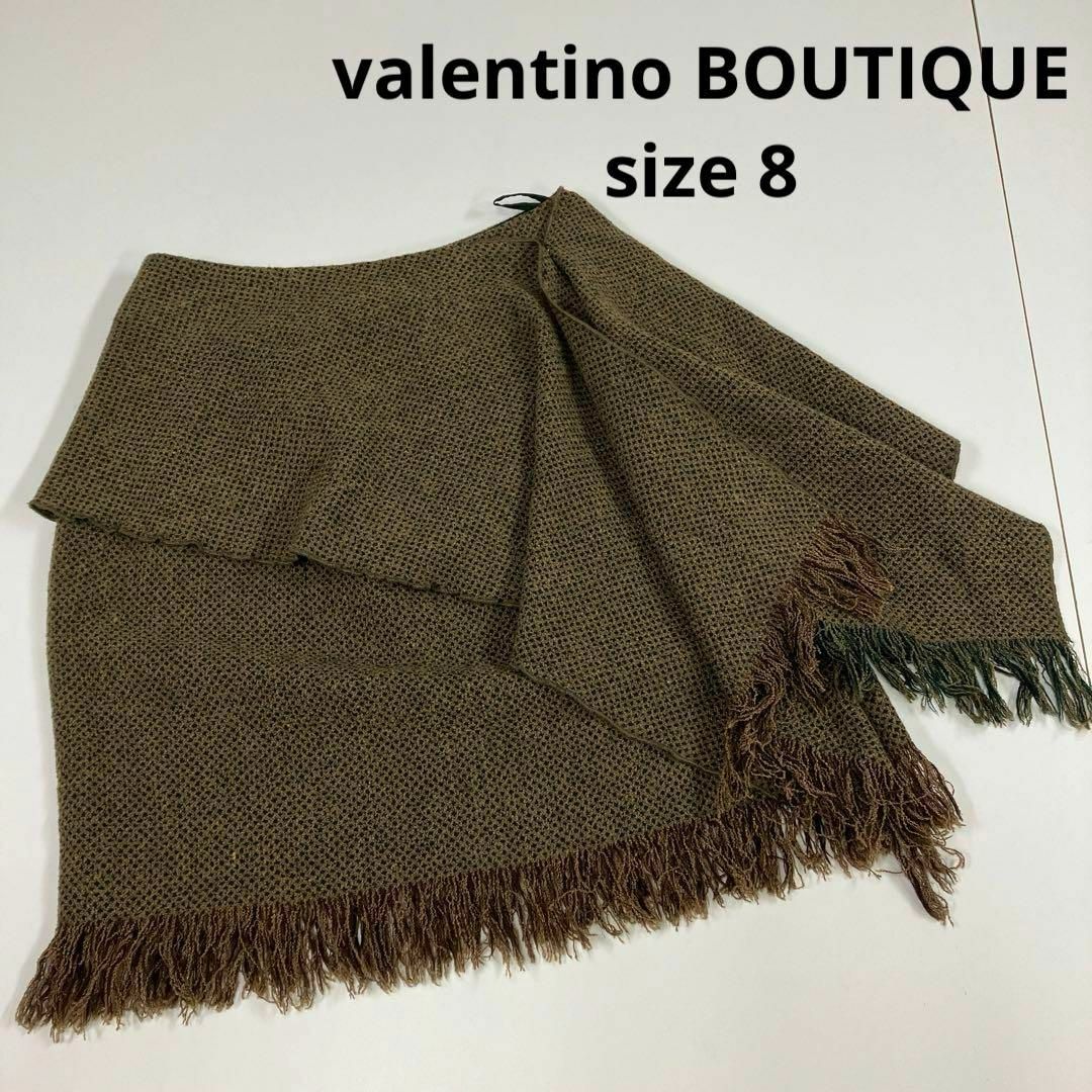 VALENTINO(ヴァレンティノ)のvalentino BOUTIQUE 巻きスカート　フェアリーグランジ　古着 レディースのスカート(ひざ丈スカート)の商品写真
