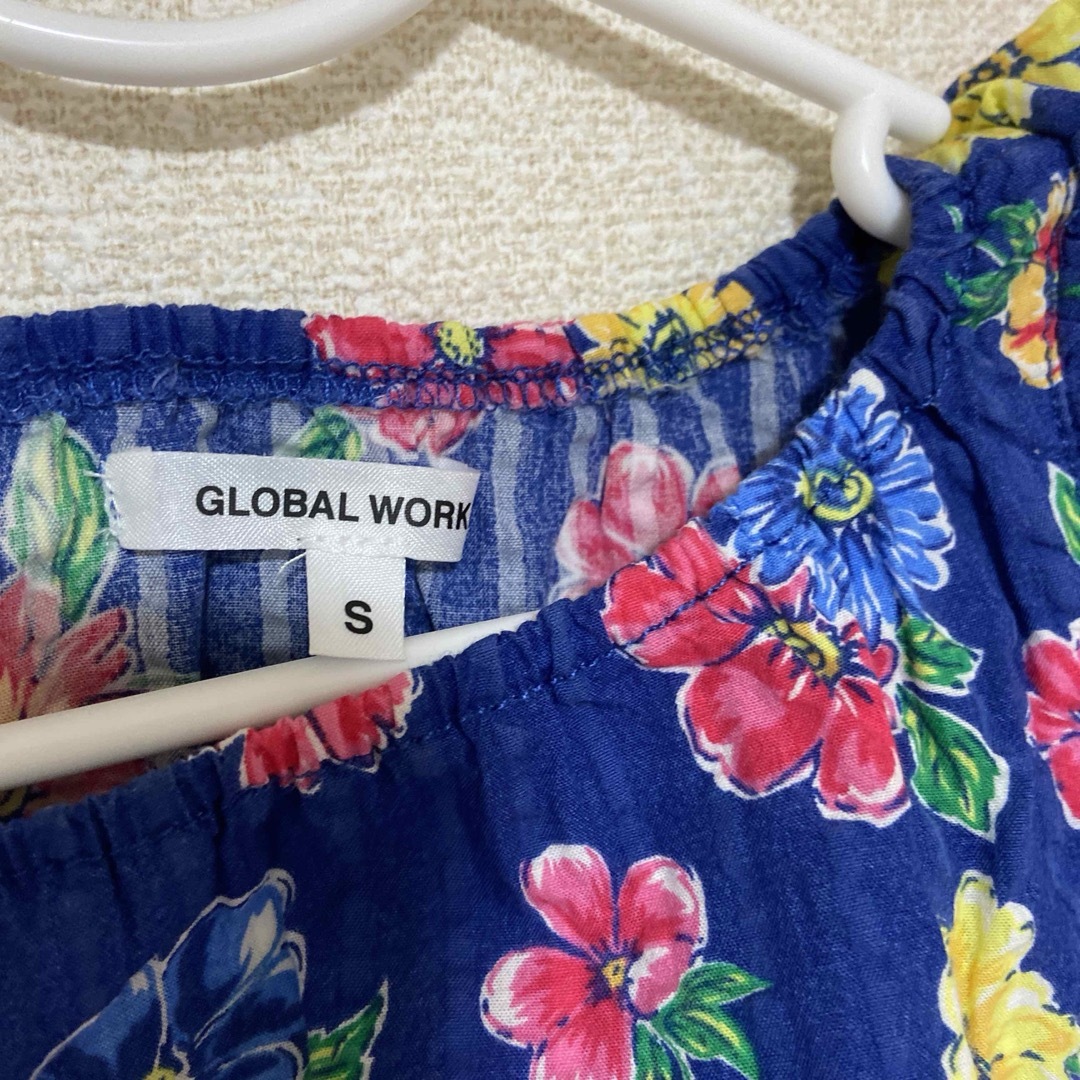 GLOBAL WORK(グローバルワーク)のグローバルワーク Sサイズ ノースリーブトップス キッズ/ベビー/マタニティのキッズ服女の子用(90cm~)(Tシャツ/カットソー)の商品写真