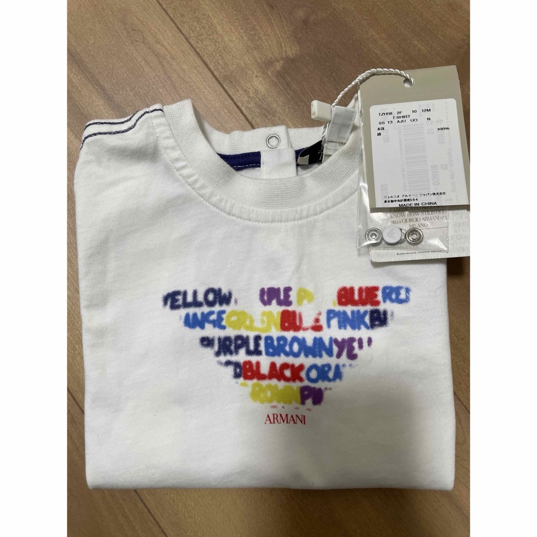 Armani(アルマーニ)のアルマーニ　ベビー　ARMANI Baby 半袖　Tシャツ キッズ/ベビー/マタニティのベビー服(~85cm)(Ｔシャツ)の商品写真