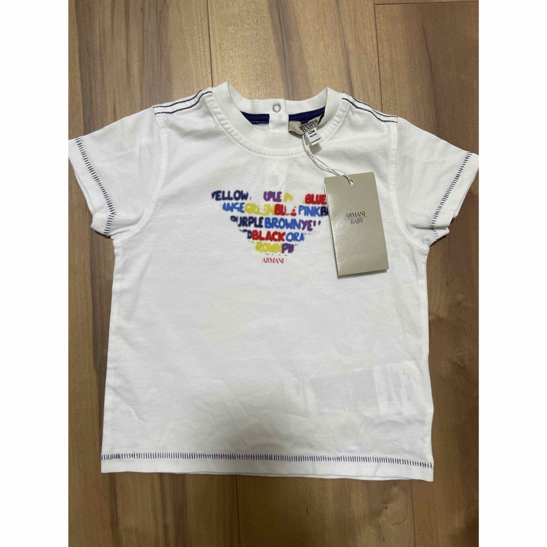 Armani(アルマーニ)のアルマーニ　ベビー　ARMANI Baby 半袖　Tシャツ キッズ/ベビー/マタニティのベビー服(~85cm)(Ｔシャツ)の商品写真