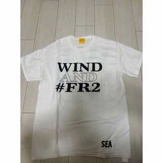 ウィンダンシー(WIND AND SEA)のWind and sea #FR2 WIND T-SHIRT 白　L(Tシャツ/カットソー(半袖/袖なし))