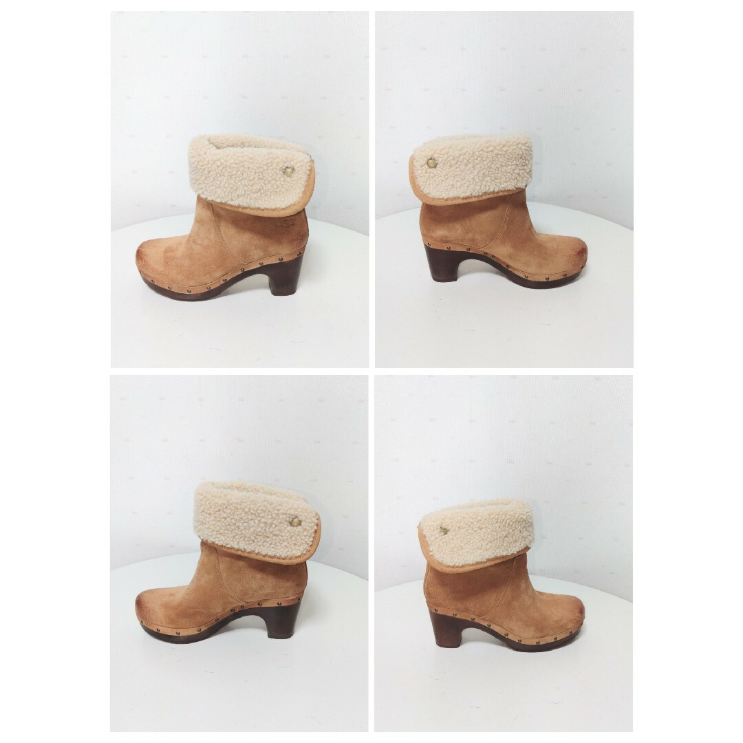 UGG(アグ)の✨UGG★Lynnea★2way★本革 ★ボア★ミドルブーツ★size22 レディースの靴/シューズ(ブーツ)の商品写真