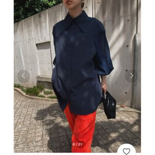 アメリヴィンテージ(Ameri VINTAGE)のBIG COLLAR SHINE SLEEVE SHIRTS(シャツ/ブラウス(長袖/七分))