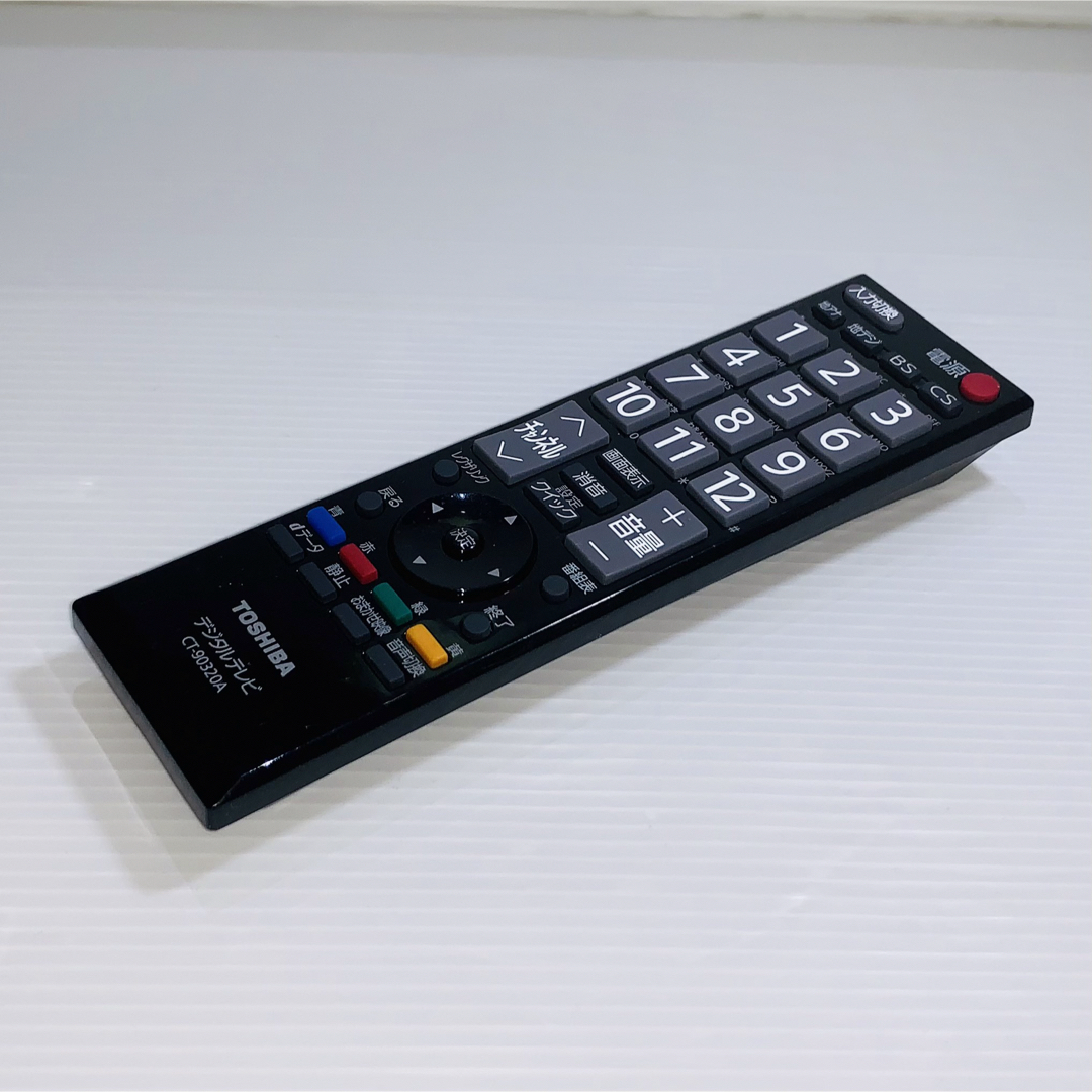 東芝(トウシバ)の東芝 TOSHIBA CT-90320A [液晶テレビ用リモコン] スマホ/家電/カメラのテレビ/映像機器(その他)の商品写真