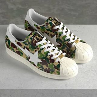 A BATHING APE × adidas Superstar 80's 26(スニーカー)