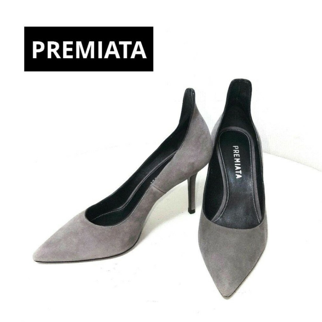 PREMIATA(プレミアータ)の✨美品✨PREMIATA★スエード★パンプス★ヒール★size36 レディースの靴/シューズ(ハイヒール/パンプス)の商品写真