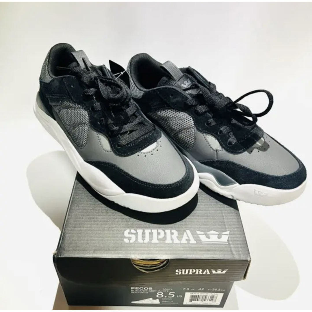 SUPRA(スープラ)のSUPRA(スープラ) PECOS (ペコス) BLACK-DK スニーカー メンズの靴/シューズ(スニーカー)の商品写真